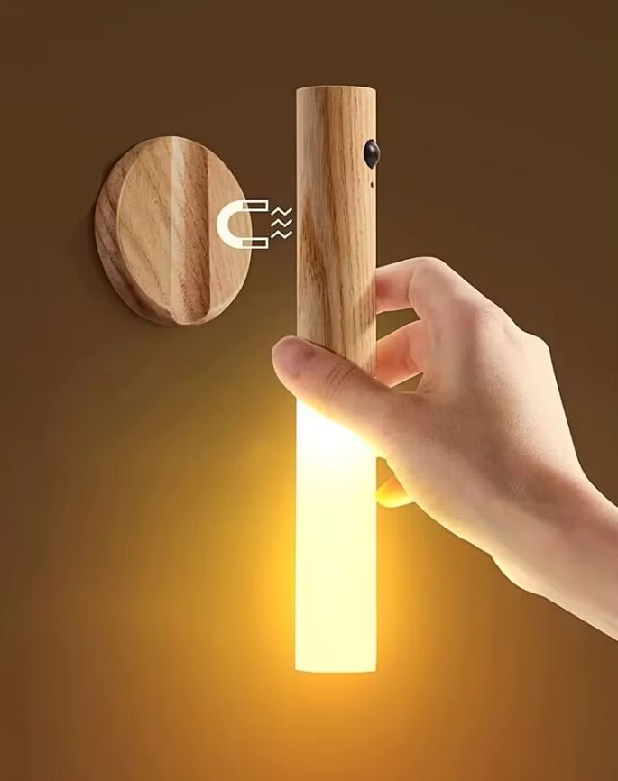 KUMRU ŞARJLI LED APLİK SENSÖRLÜ CATA