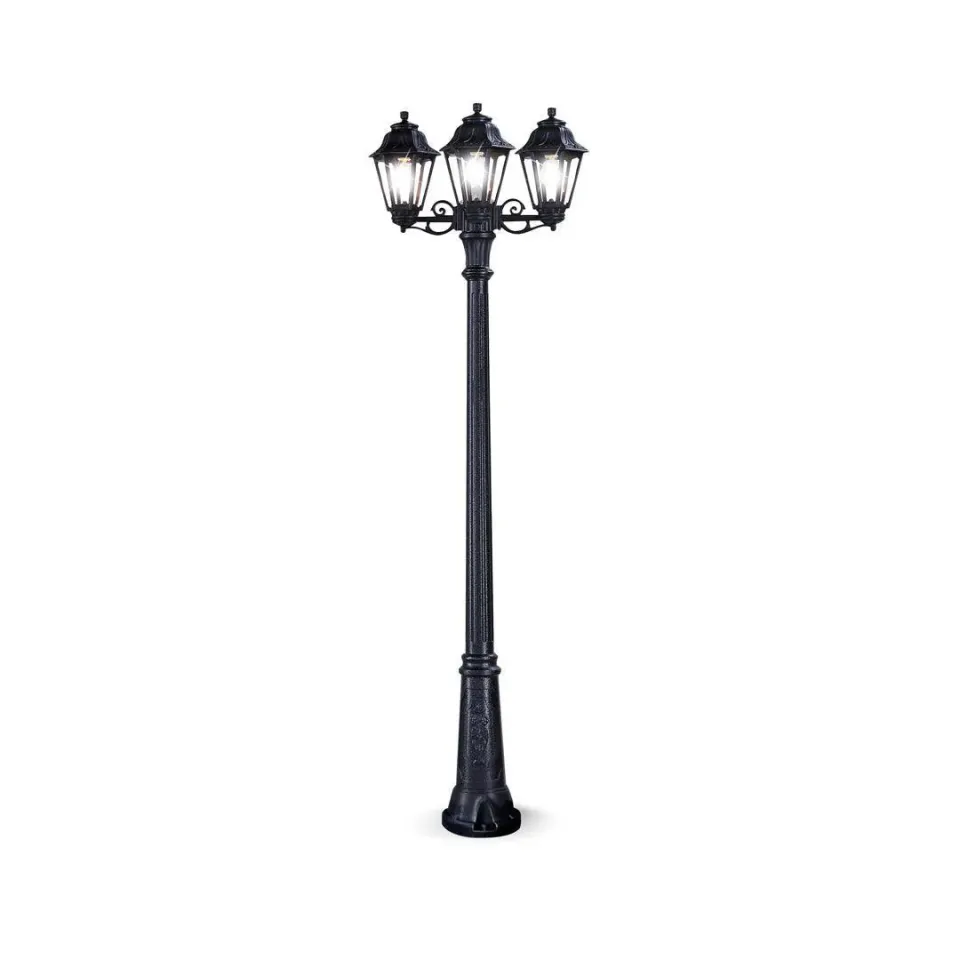 GIGI BISSO/ANNA 3L BLACK CLEAR E27 A60 LED8,5WCCT