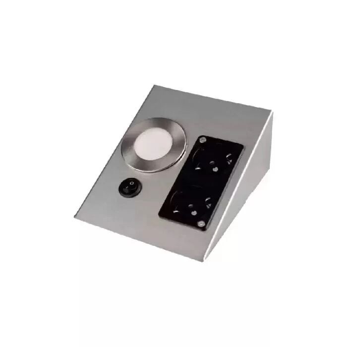 1W ÜÇGEN SPOT BEYAZ (LEDLİ ÇİFT PRİZLİ) CATA