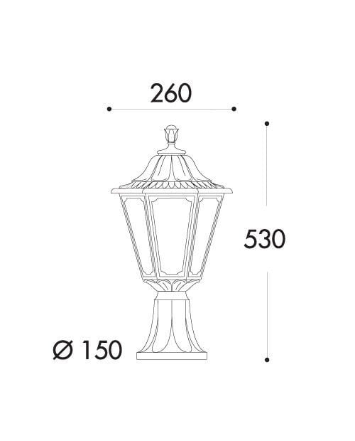 MINILOT/RUT BLACK CLEAR E27