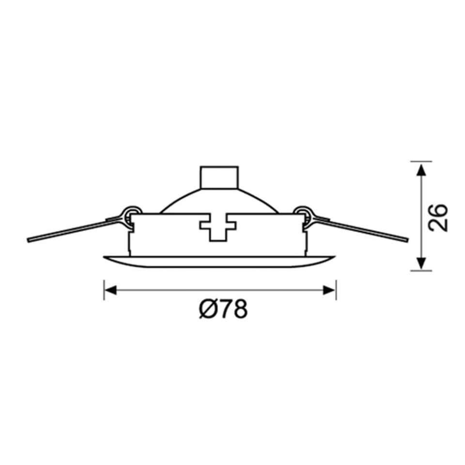 JH-509 SABİT SPOT KAİDE BEYAZ JUPİTER