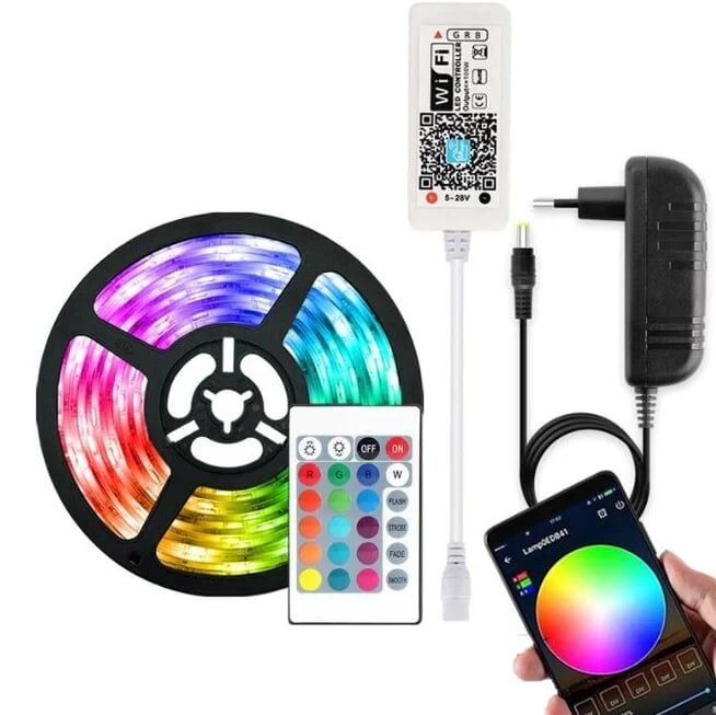 CT-4030 AKILLI ŞERİT LED SET (5MTLED TRAFO KUMANDA