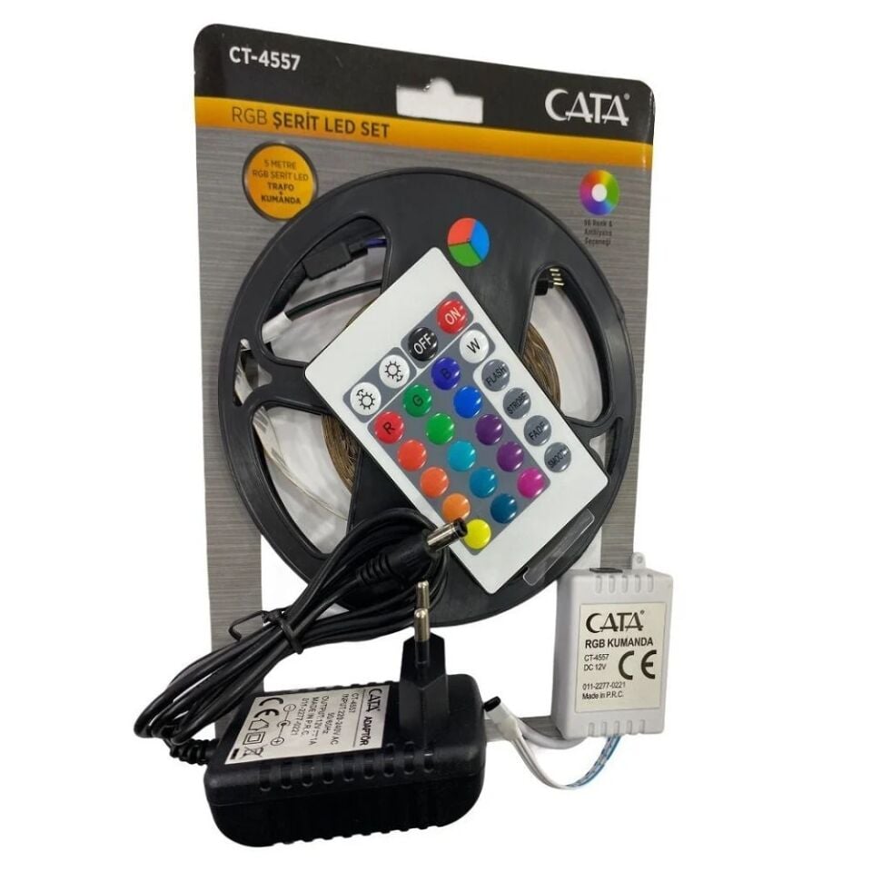 RGB ŞERİT LED SETİ (5MT 3RENK)