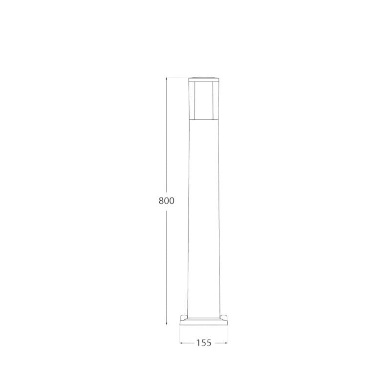 CARLO 800 GREY CLEAR GU10 LED 6W CCT SET