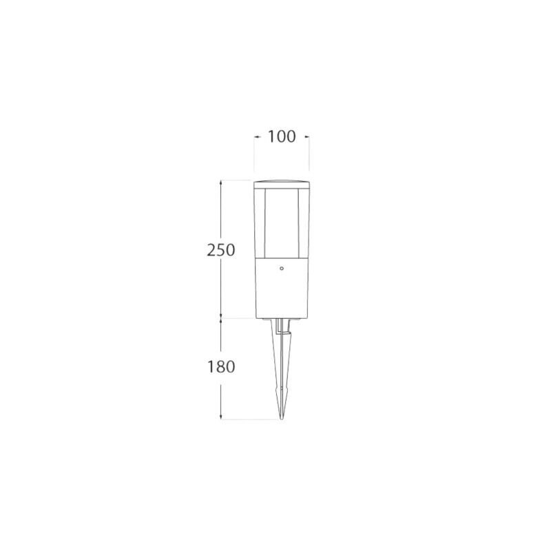 CARLO SPIKE GREY CLEAR GU10 LED 6W CCT SET