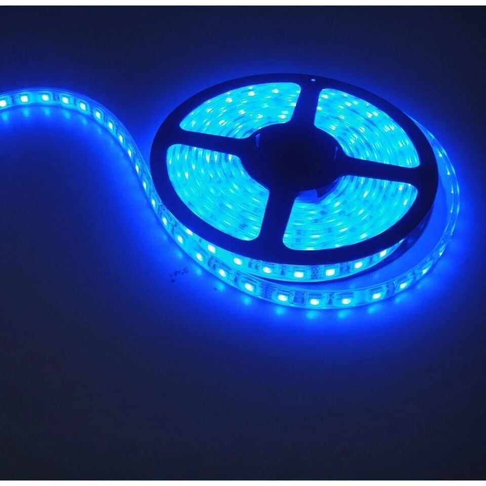 ŞERİT LED 3 ÇİP İÇ MEKAN MAVİ