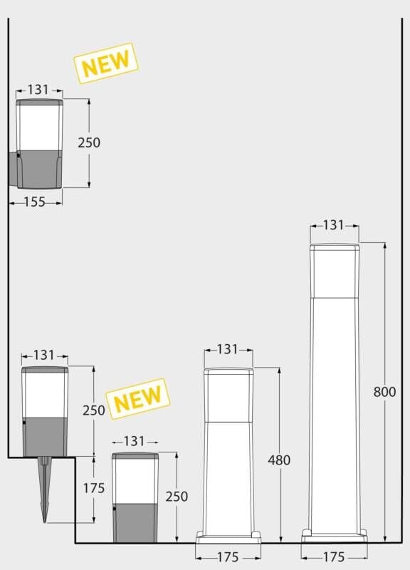 VIRGILIO 800 GREY OPAL E27 A60 LED 11W C CT SET