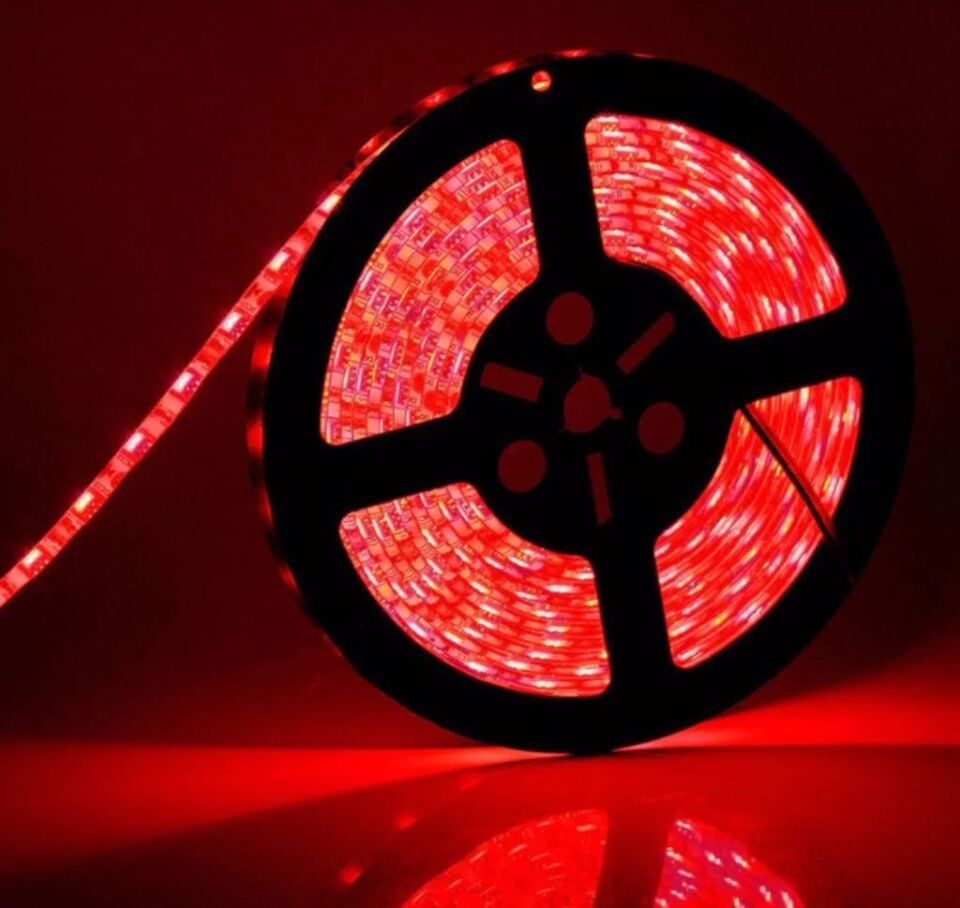 ŞERİT LED 3 ÇİP İÇ MEKAN KIRMIZI