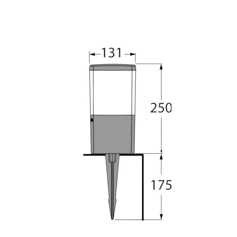 VIRGILIO 250 SPIKE GREY OPAL E27 A60 LED 11W CCT S