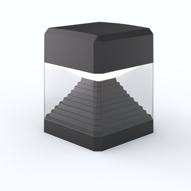 ESTER APPLIQUE BLACK CLEAR GX53 LED 10W CCT SET