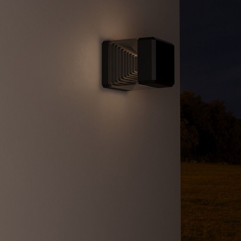 ESTER APPLIQUE BLACK CLEAR GX53 LED 10W CCT SET