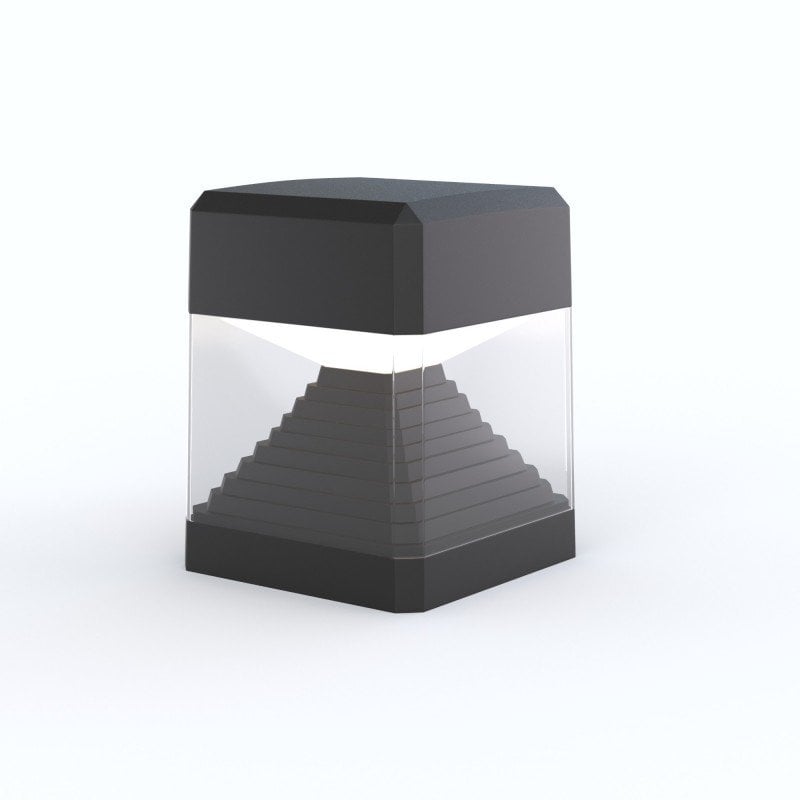 ESTER APPLIQUE BLACK CLEAR GX53 LED 10W CCT SET