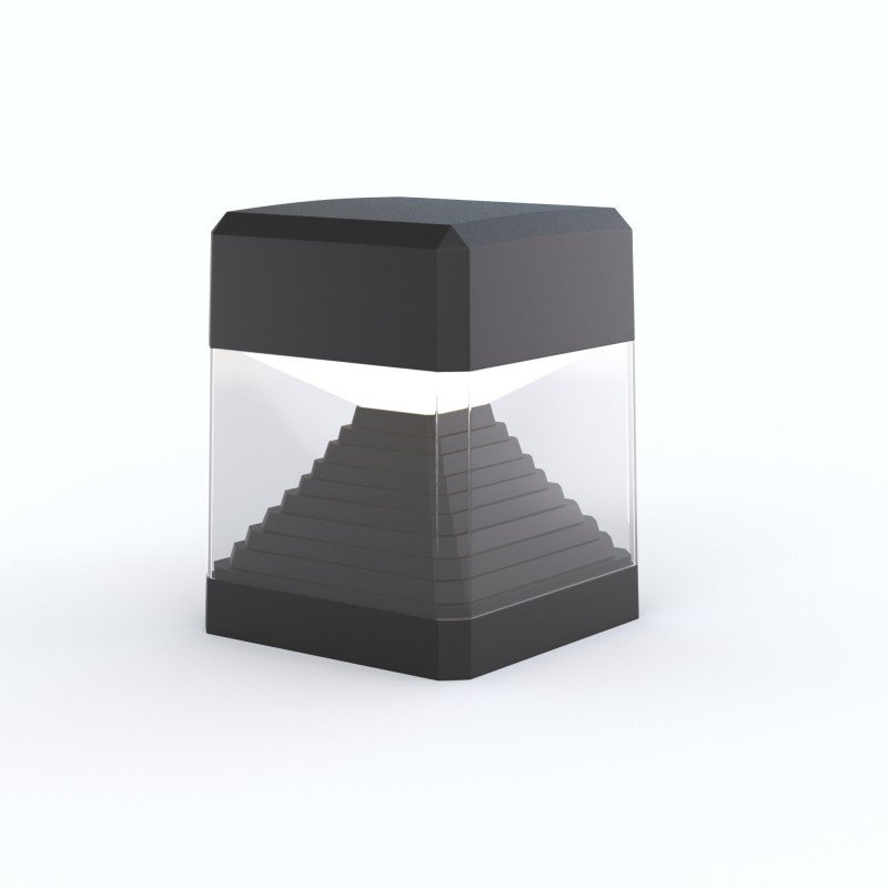 ESTER APPLIQUE BLACK CLEAR GX53 LED 10W CCT SET