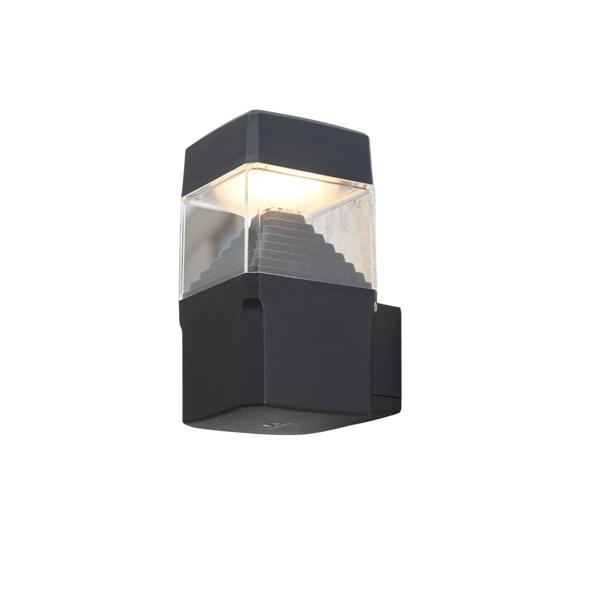 ESTER APPLIQUE BLACK CLEAR GX53 LED 10W CCT SET