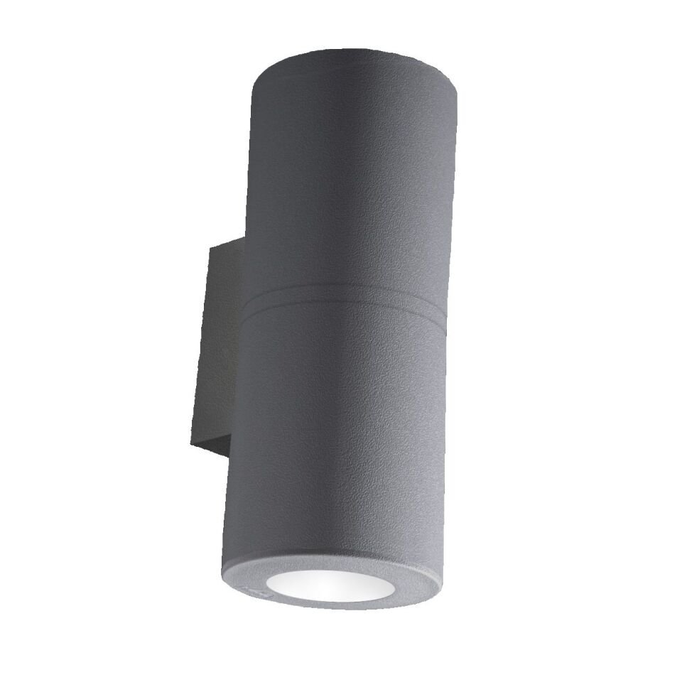 FRANCA 90 2L WALL GREY FROSTED GU10 LED 12W CCT SE