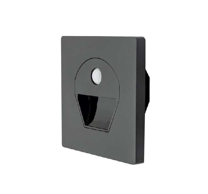 CT-5170 1W GÜNIŞIĞI SENSÖRLÜ KORİDOR ARM SİYAH CAT