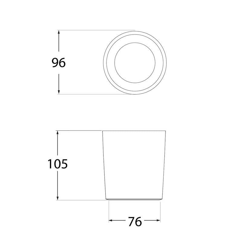 LIVIA 60 GREY FROSTED G9 LED 1,7W 3K