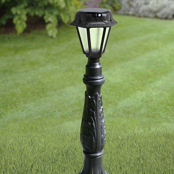 IAFET/ROSETTA BLACK FROSTED SOLAR LED Ø1 50 PIR 4K