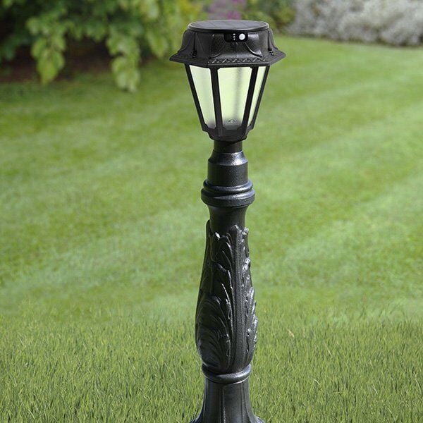 IAFET/ROSETTA BLACK FROSTED SOLAR LED Ø1 50 PIR 4K