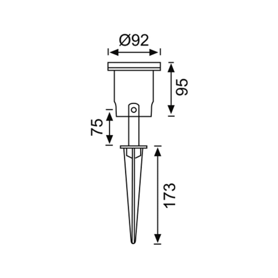 JG654 KAZIKLI BAHÇE SPOTU JUPİTER
