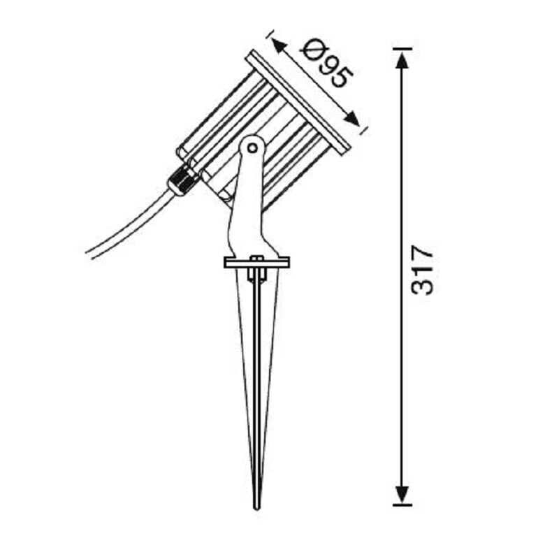 JG655 GU 10 DUY KAZIKLI BAHÇE ARM. JUPİTER