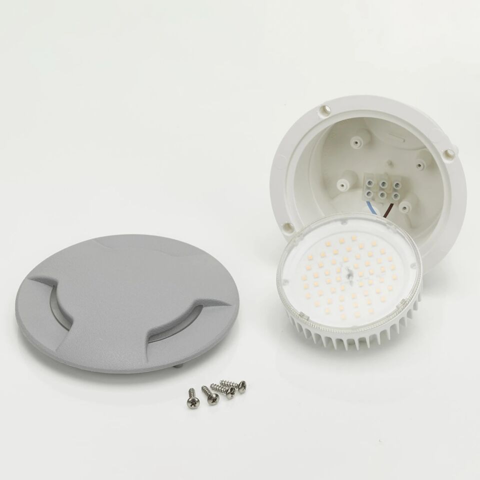 CECI 160 3L GREY FROSTED GX53 LED 10W CC T SET