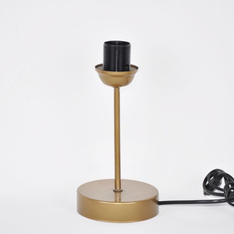 METAL AYAKLI ESKİTME  ABAJUR MASA LAMBASI