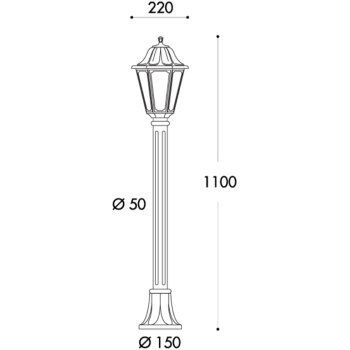 MIZAR/ANNA BLACK CLEAR E27