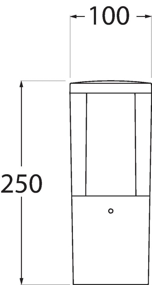 CARLO 250 BLACK CLEAR GU10 LED 6W CCT SET