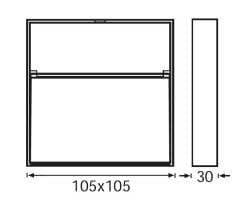LW443 LED BAHÇE APLİK (3000K) JUPİTER