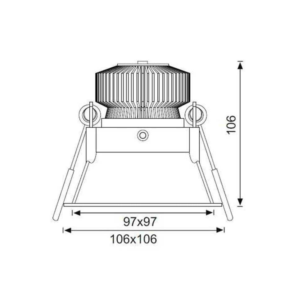 LS443 SABİT LED SPOT (3000K) JUPİTER