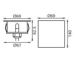 LG977 YER ARM. LEDLİ GÜNIŞIĞI JUPİTER