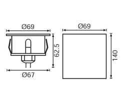 LG977 YER ARM. LEDLİ GÜNIŞIĞI JUPİTER