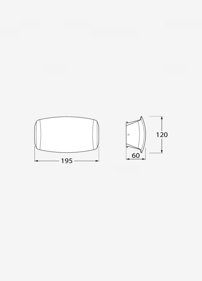 ABRAM 190 BLACK CLEAR R7S LED 7,5W CCT SET