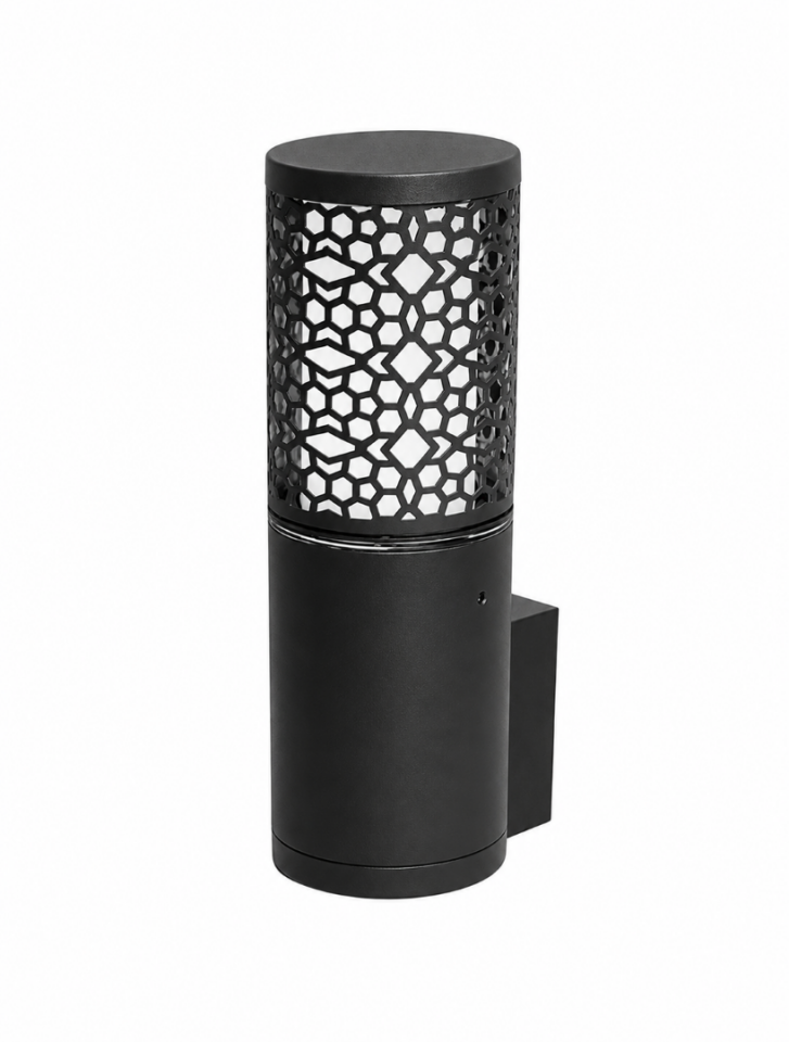 CARLO WALL DECO BLACK CLEAR GU10 LED 4,8W CCT SET