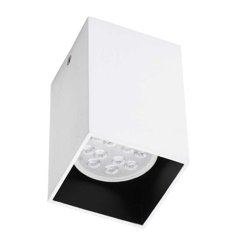 JC069 GU10 DUYLU SİYAH/BEYAZ KARE S.Ü TAVAN ARM JU