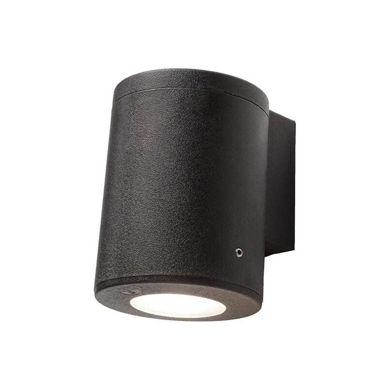 FRANCA 90 1L WALL BLACK FROSTED GU10 LED 6W CCT SE