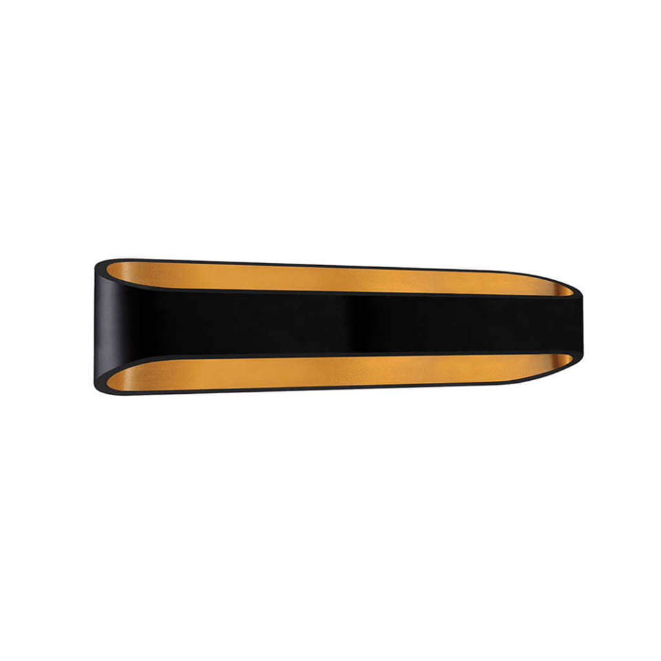 LW451 12W SİYAH/ALTIN LED APLİK 3000K JUPİTER