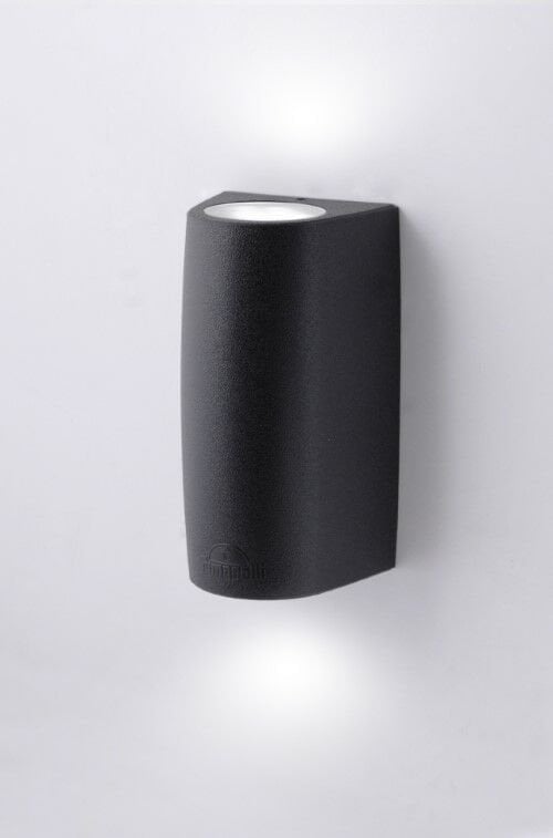 MARTA 90 2L BLACK FROSTED GU10 LED 12W CCT SET