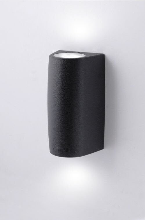 MARTA 90 2L BLACK FROSTED GU10 LED 12W CCT SET