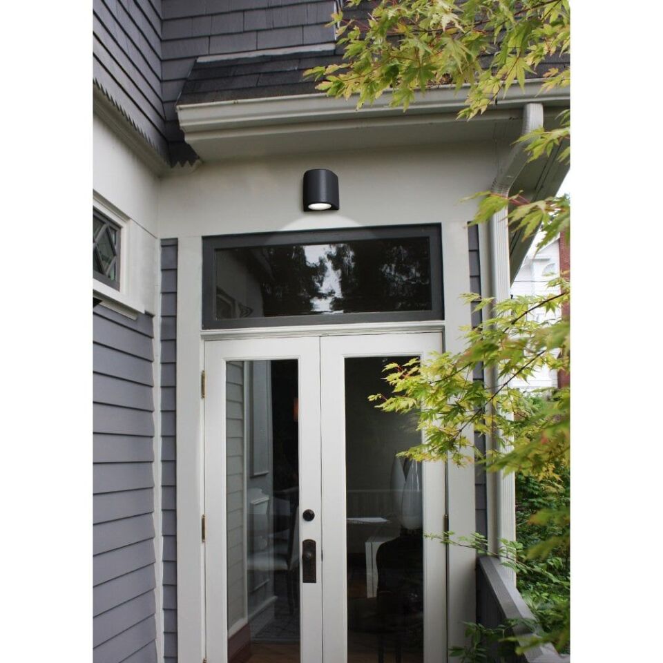 MARTA 160 1L BLACK FROSTED GX53 LED 10W CCT SET