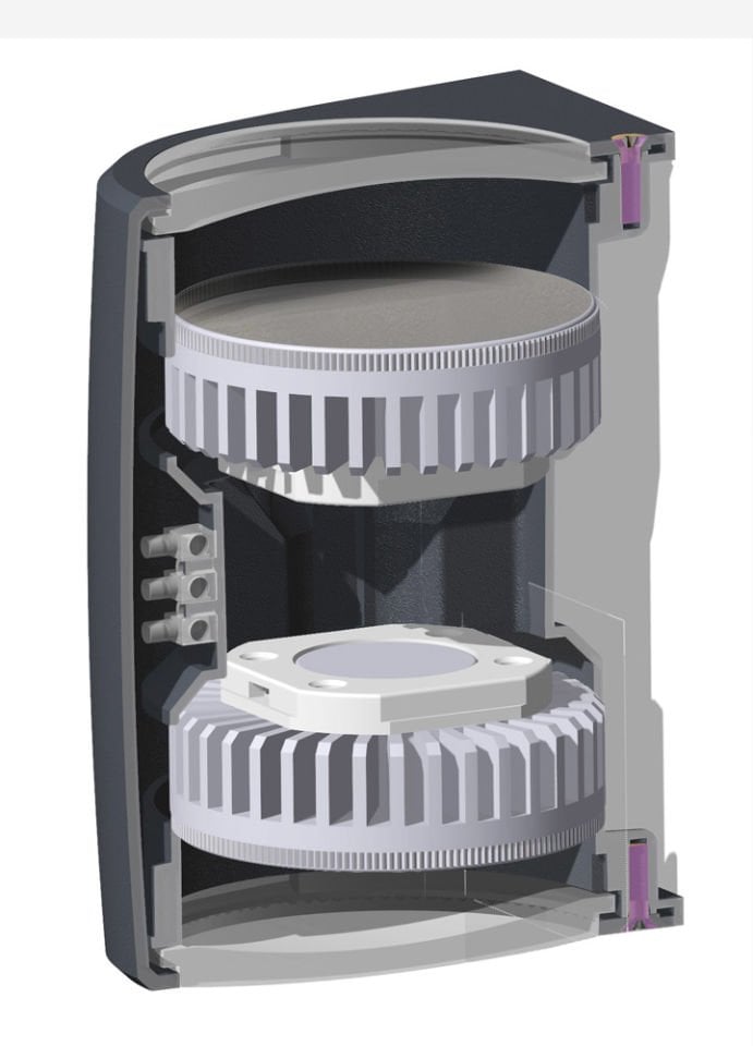 MARTA 160 2L BLACK FROSTED GX53 LED 20W CCT SET