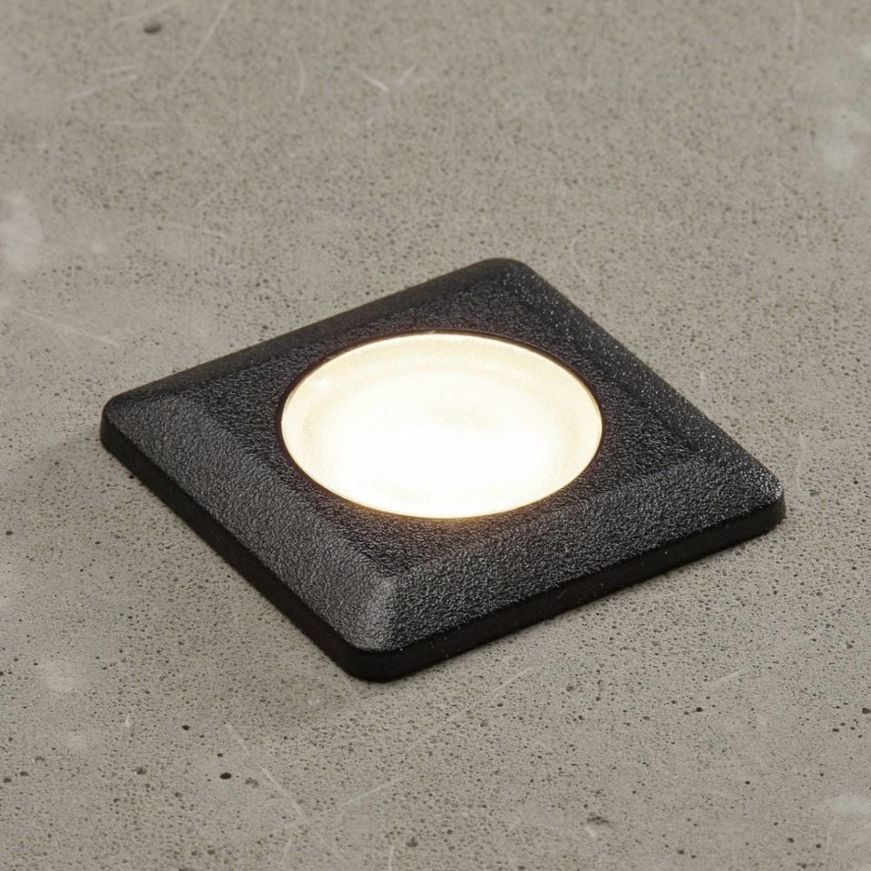 ALDO SQUARE BLACK FROSTED G9 LED 1,7W 3K