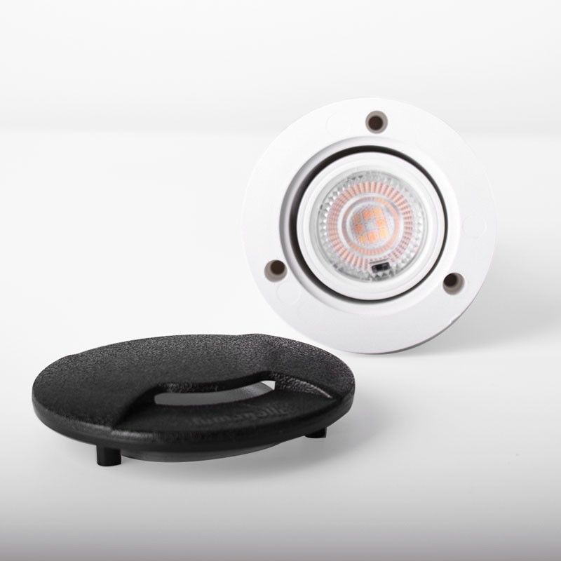 CECI 90 2L BLACK FROSTED GU10 LED 6W CCT SET