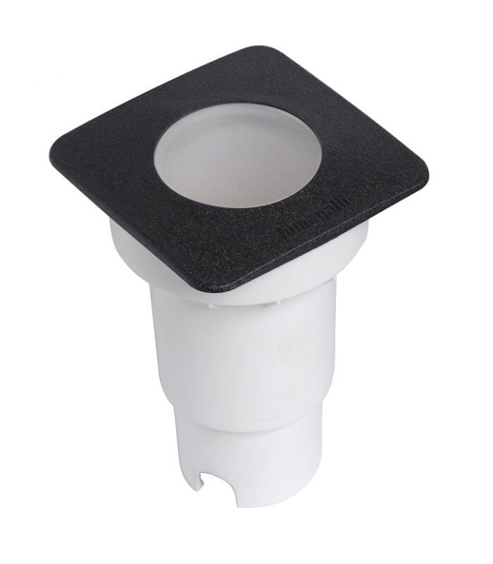 CECI 90 SQUARE BLACK FROSTED GU10 LED 6W CCT SET