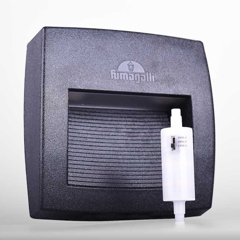 LORENZA 150 BLACK CLEAR R7S LED 3,5W CCT SET
