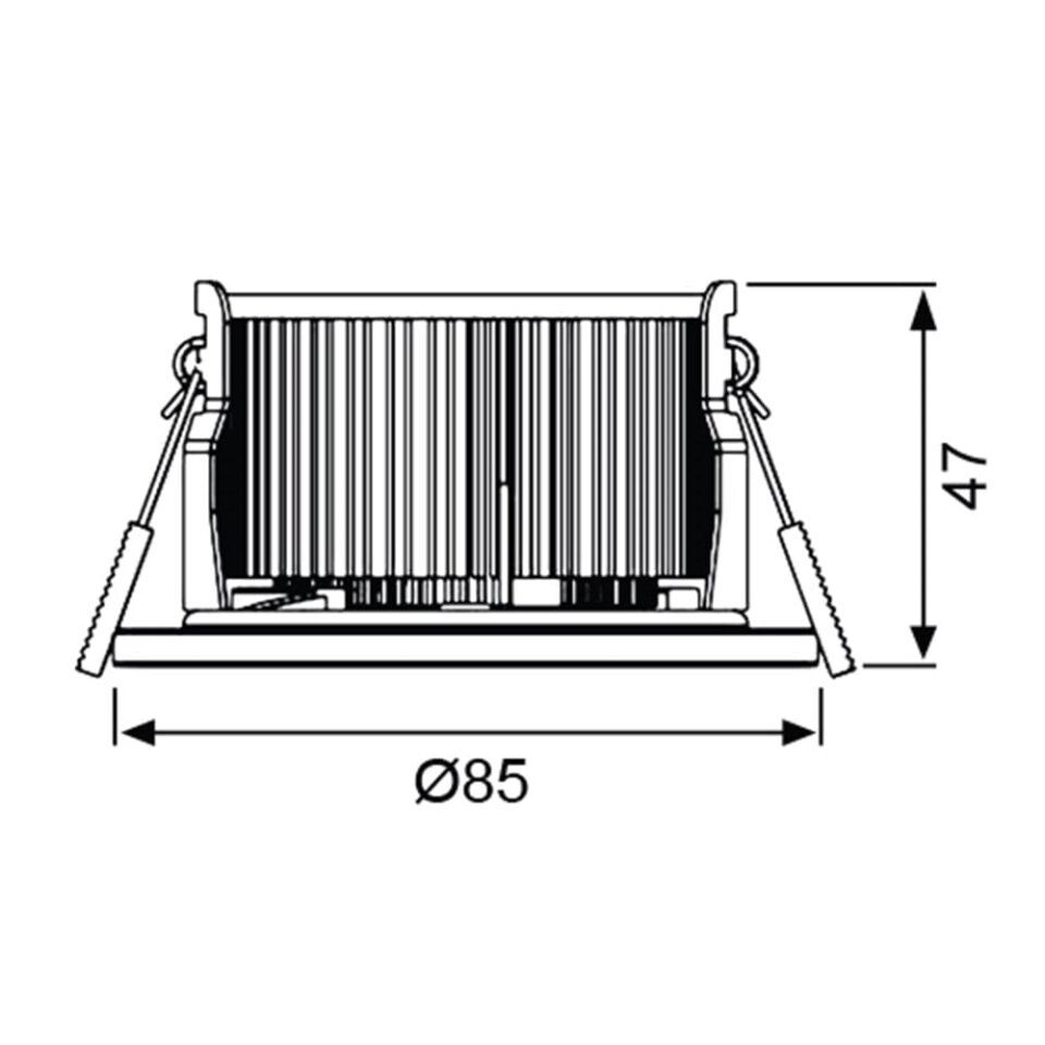 LS453 6W 3000K LEDLİ BANYO SPOT JUPİTER
