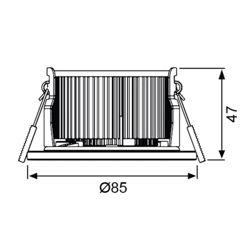 LS453 6W 3000K LEDLİ BANYO SPOT JUPİTER