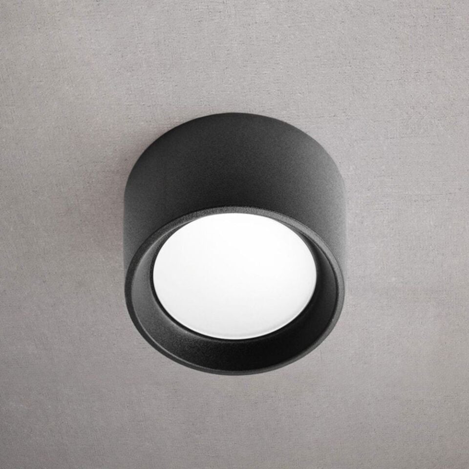 LIVIA 160 BLACK FROSTED GX53 LED 10W CCT