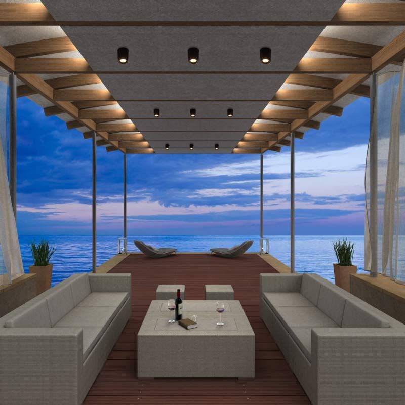 LIVIA 90 BLACK FROSTED GU10 LED 6W CCT SET